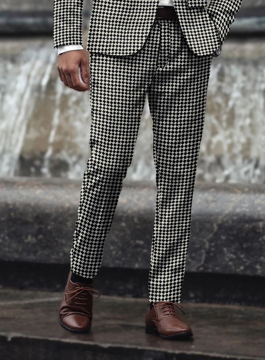 Diamond Noir Tweed Suit - Image 6