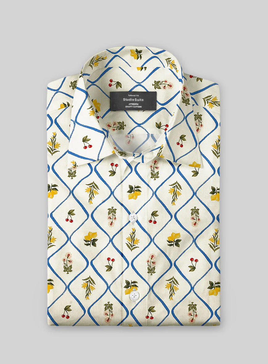 Diamond Orchard Cotton Lycra Shirt - Image 2
