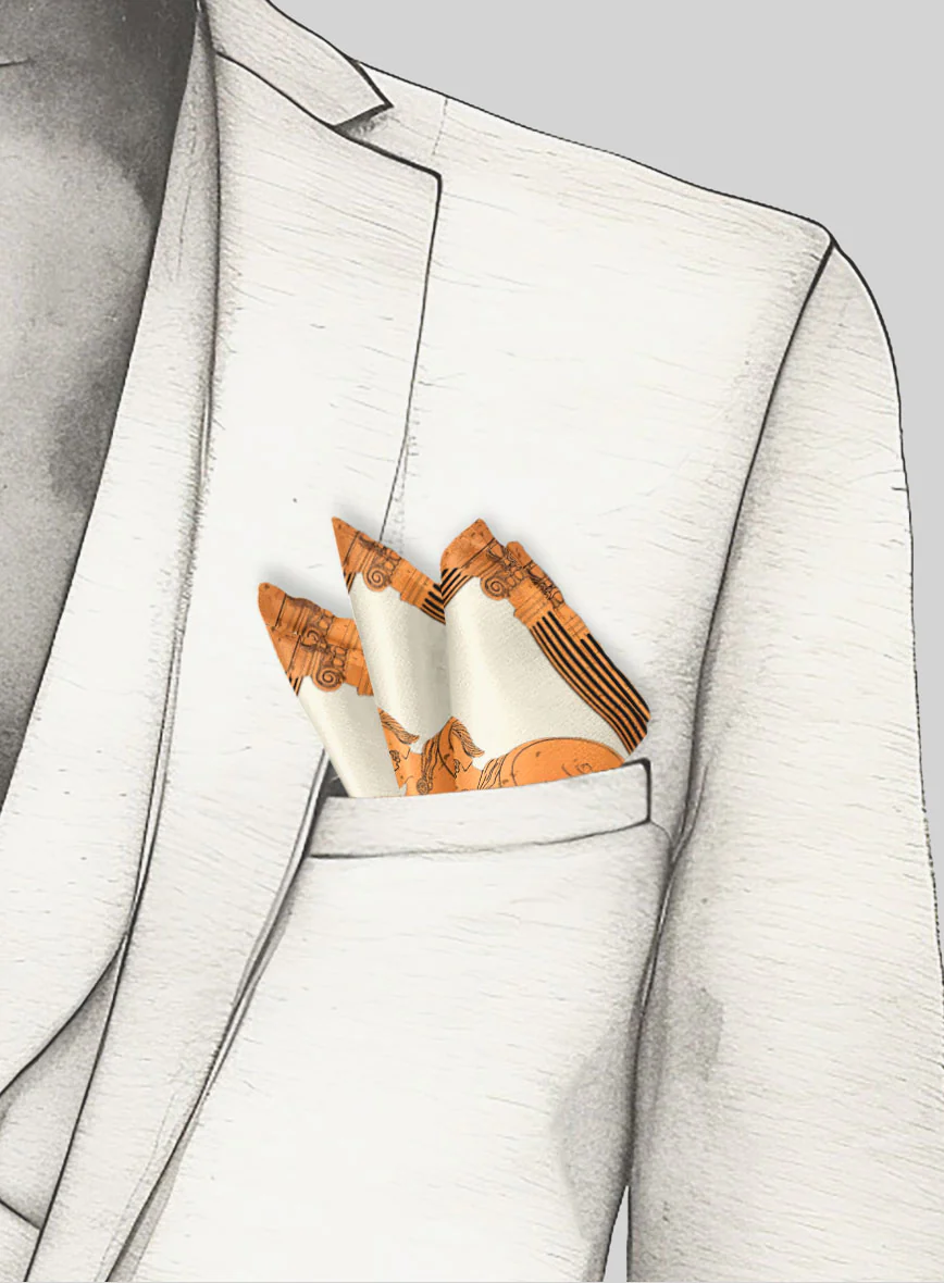 Diorama Silk Pocket Square - Image 4