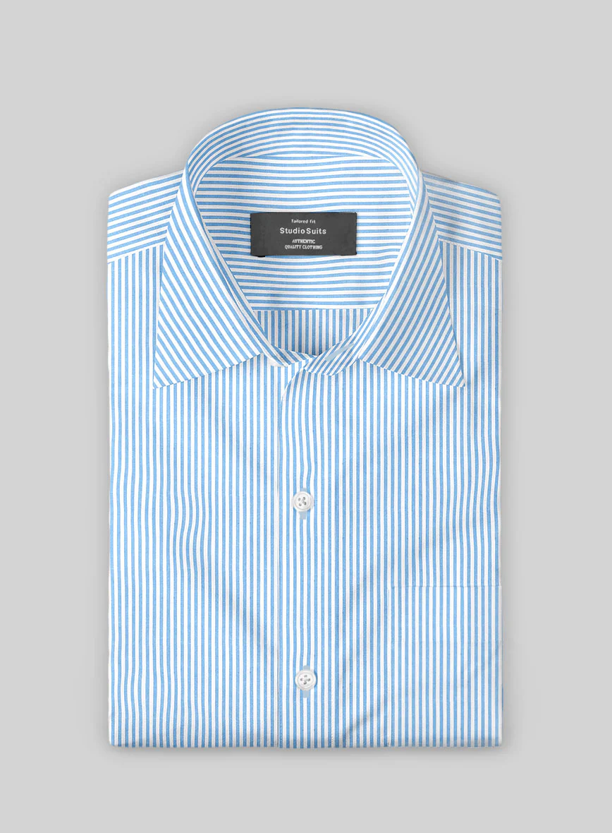 Dockside Stripe Cotton Shirt - Image 2