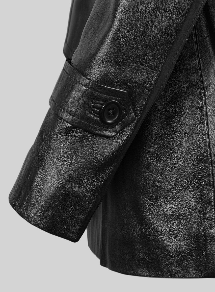 Doctor Who Leather Trench Coat - Image 2