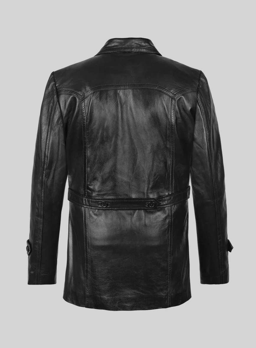 Doctor Who Leather Trench Coat - Image 3