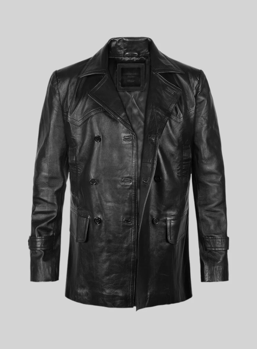 Doctor Who Leather Trench Coat - Image 4