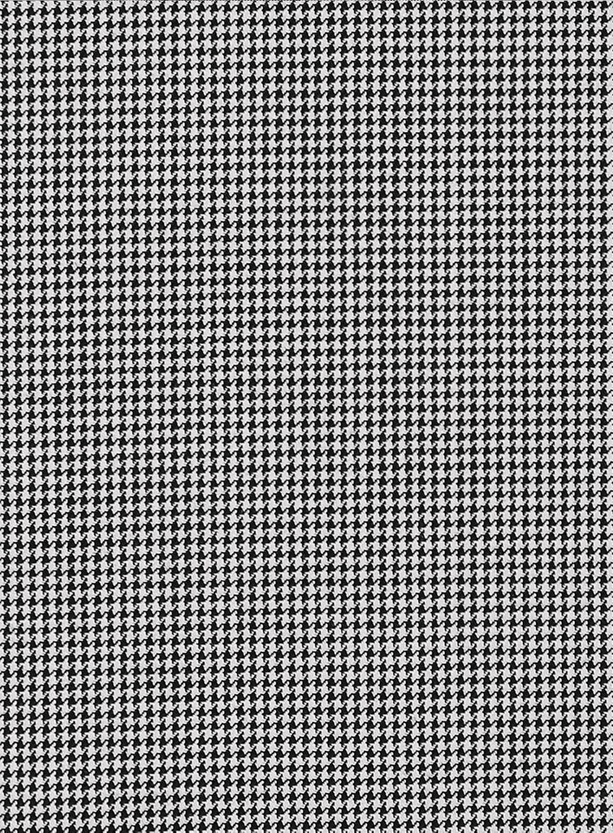 Dogtooth Wool Light Gray Suit - Image 7