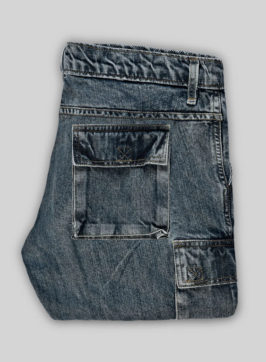 Drift Cargo Cloud Denim Jeans - Image 3