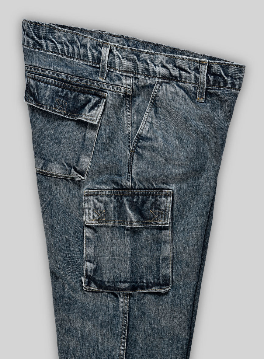 Drift Cargo Cloud Denim Jeans - Image 4