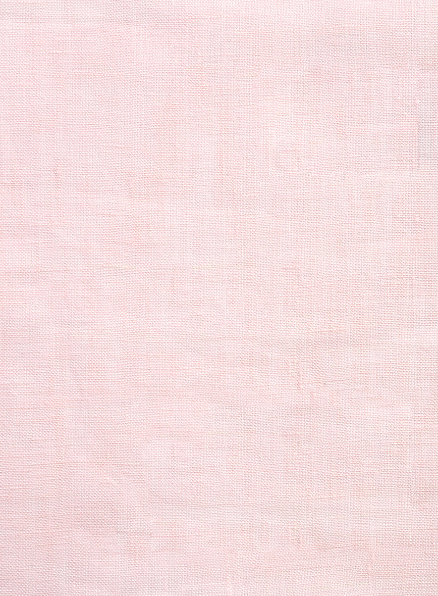 Dublin Baby Pink Linen Shirt - Image 4