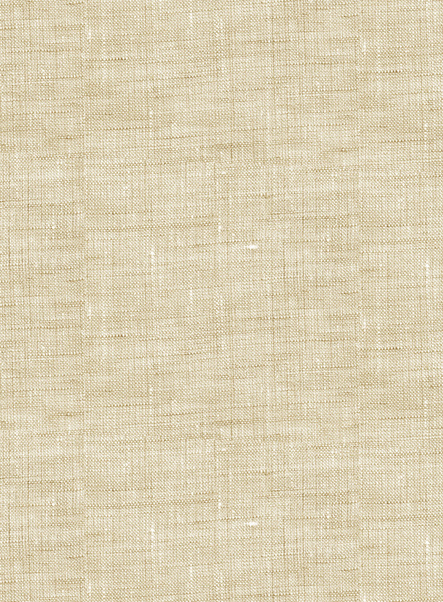 Dublin Barley Brown Linen Shirt - Image 4