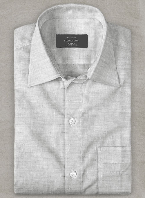 Dublin Gray Linen Shirt - Image 2