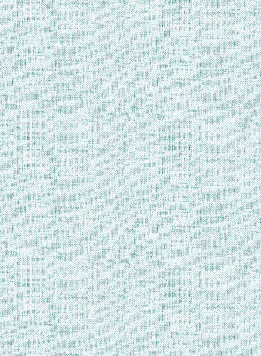 Dublin Sky Blue Linen Shirt - Image 3