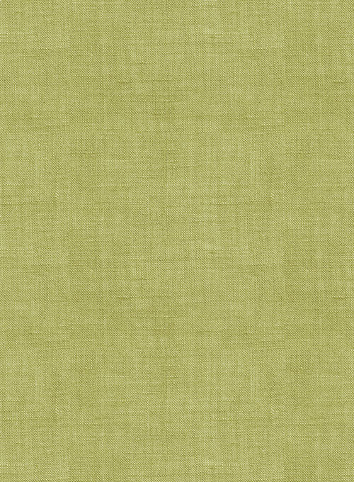 Dublin Spring Green Linen Shirt - Image 3