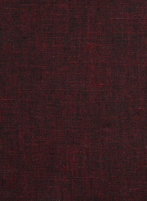 Dublin Wine Linen Shirt - Image 3