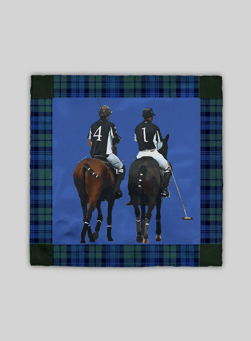 Dunleigh Polo Silk Pocket Square - Image 3