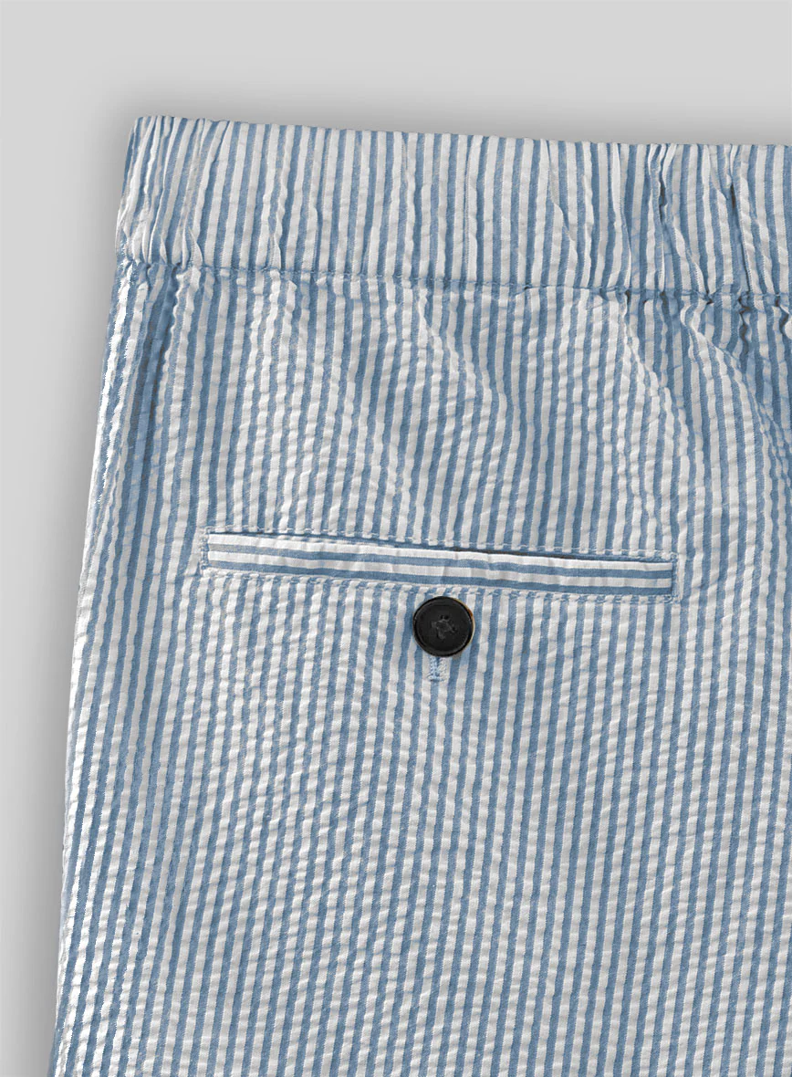 Easy Pants Blue Seersucker - Image 5