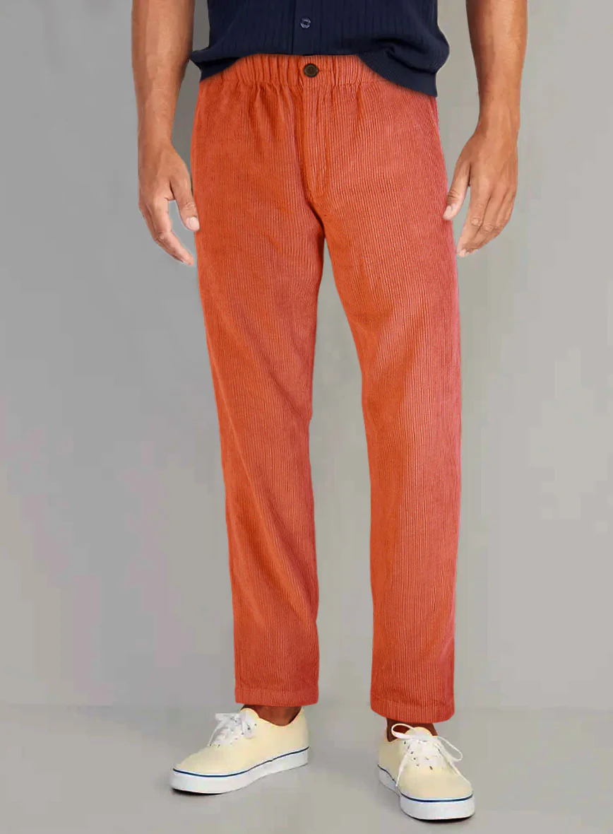 Easy Pants Burnt Orange Corduroy - Image 2