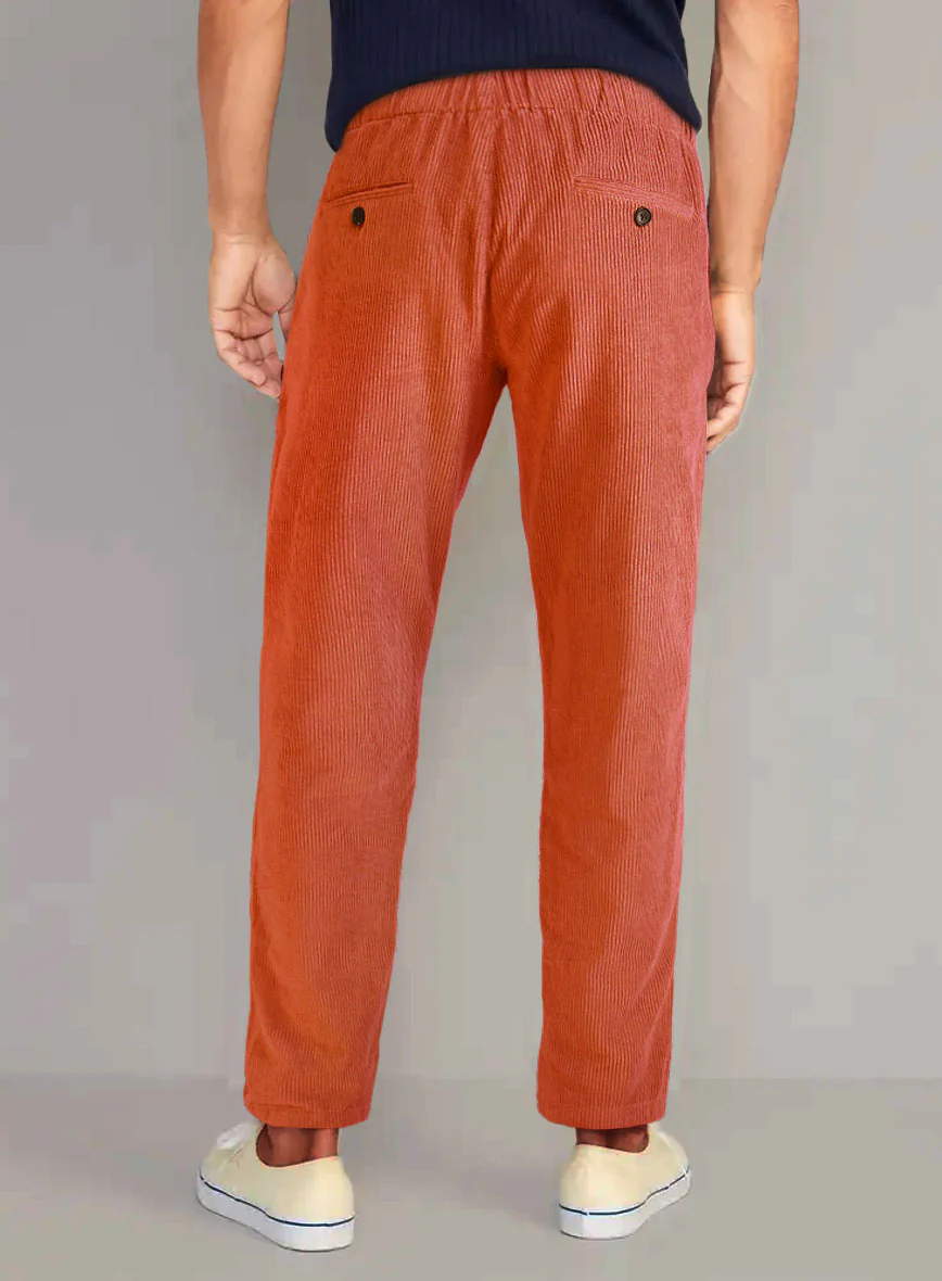 Easy Pants Burnt Orange Corduroy - Image 5