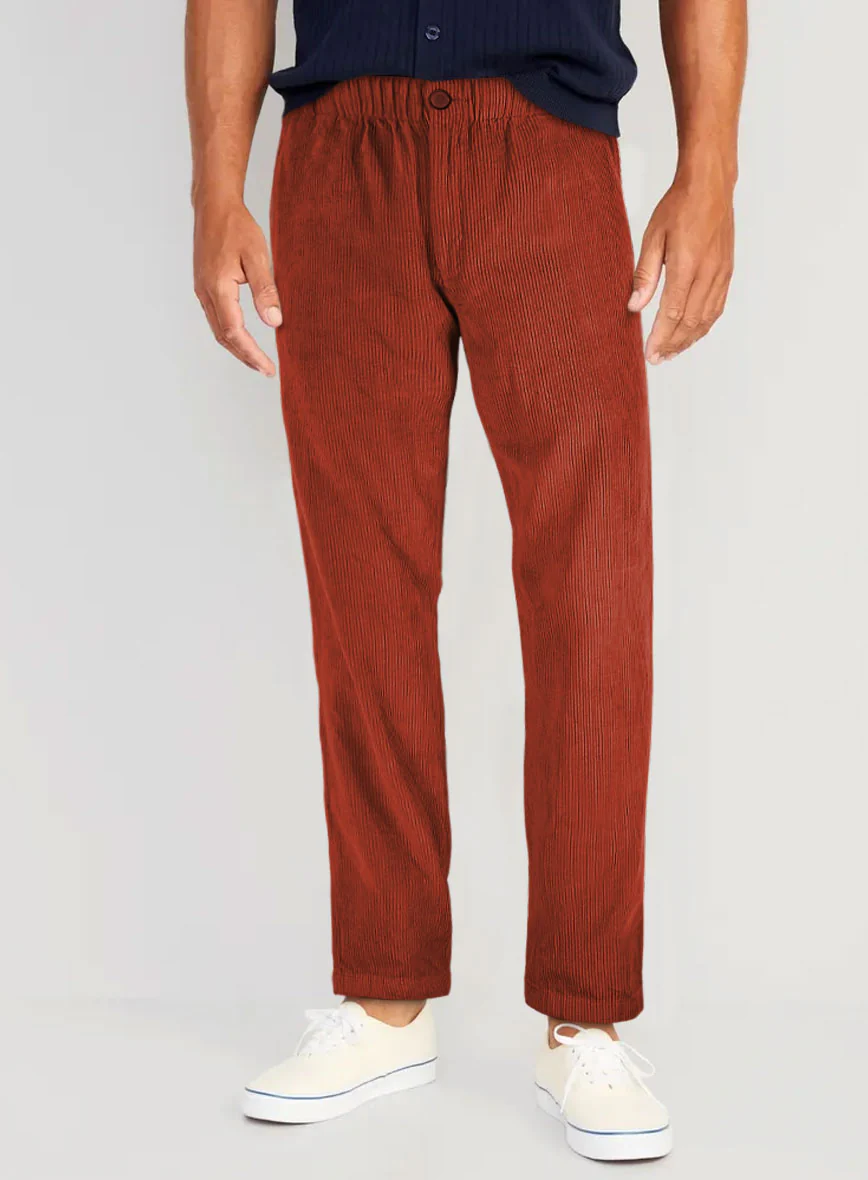 Easy Pants Burnt Sienna Corduroy - Image 2