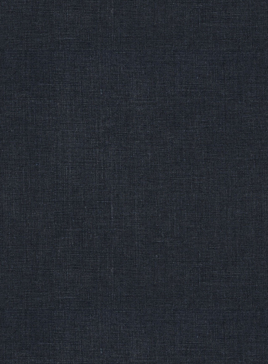 Easy Pants Dark Blue Linen - Image 7