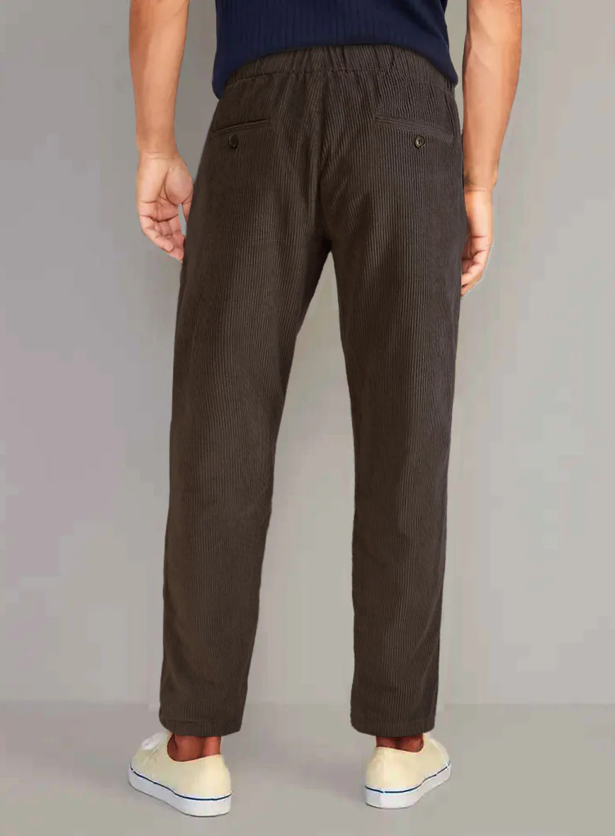 Easy Pants Dark Brown Corduroy - Image 3