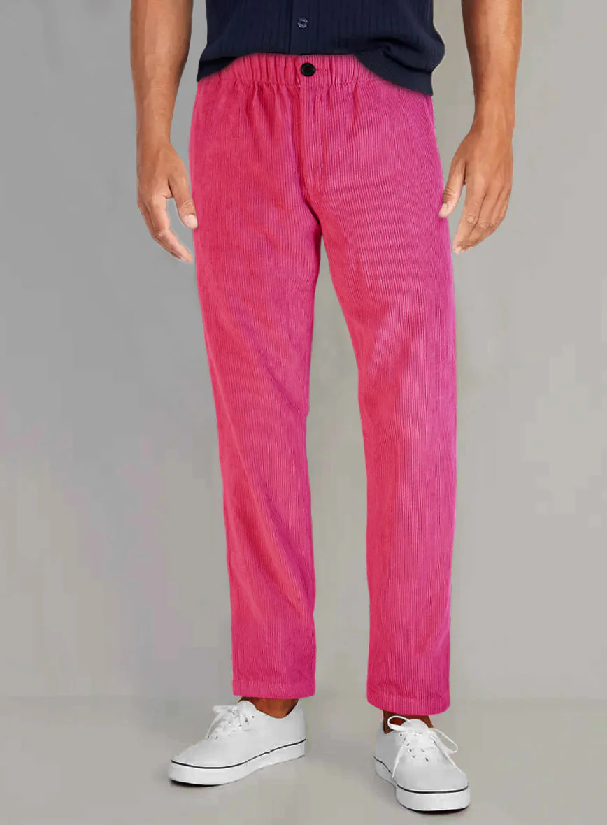 Easy Pants Fusica Pink Corduroy - Image 2