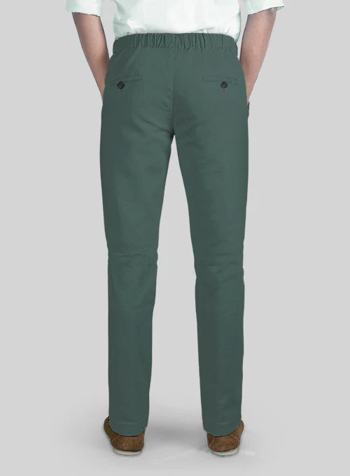 Easy Pants Gallo Green Stretch Chino - Image 4