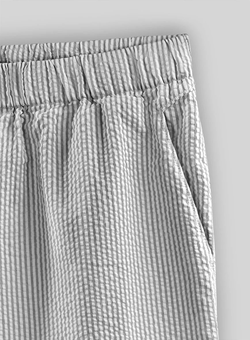 Easy Pants Gray Seersucker - Image 4