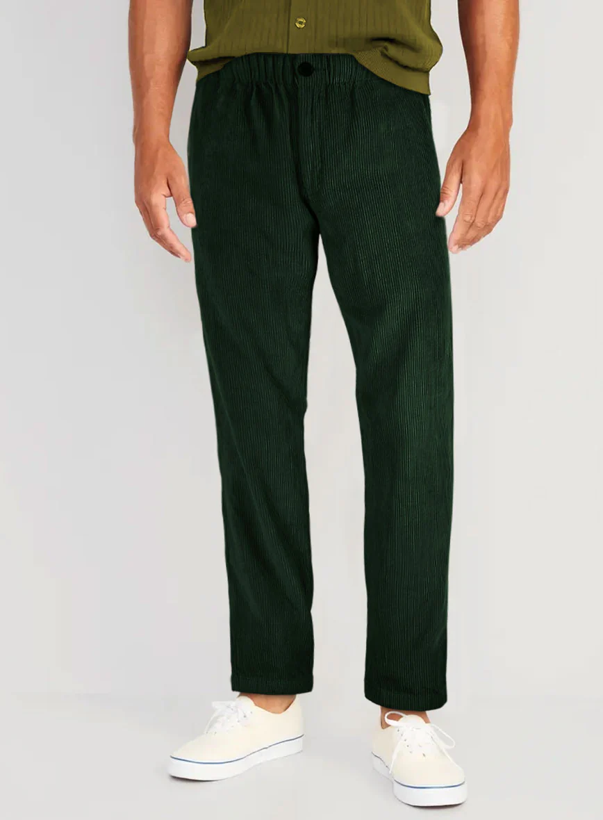 Easy Pants Green Corduroy - Image 2