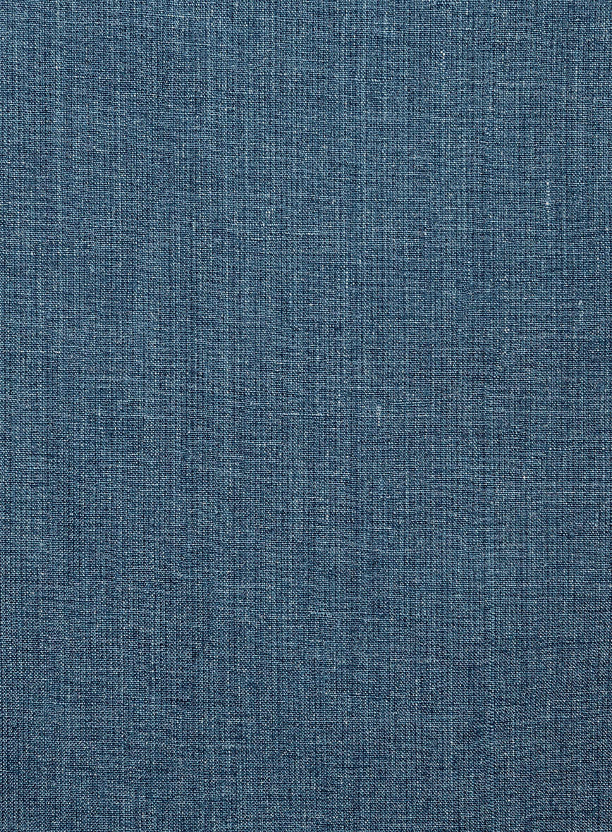 Easy Pants Indigo Blue Linen - Image 6