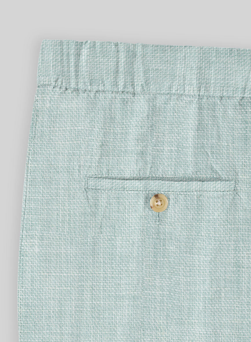 Easy Pants Italian Linen Mint Green - Image 5