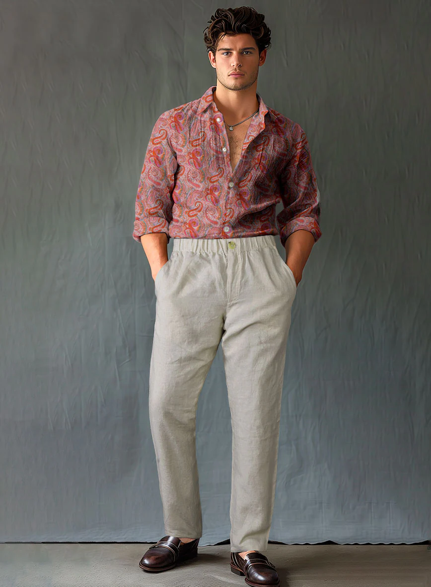 Easy Pants Italian Meadow Linen Pants - Image 2