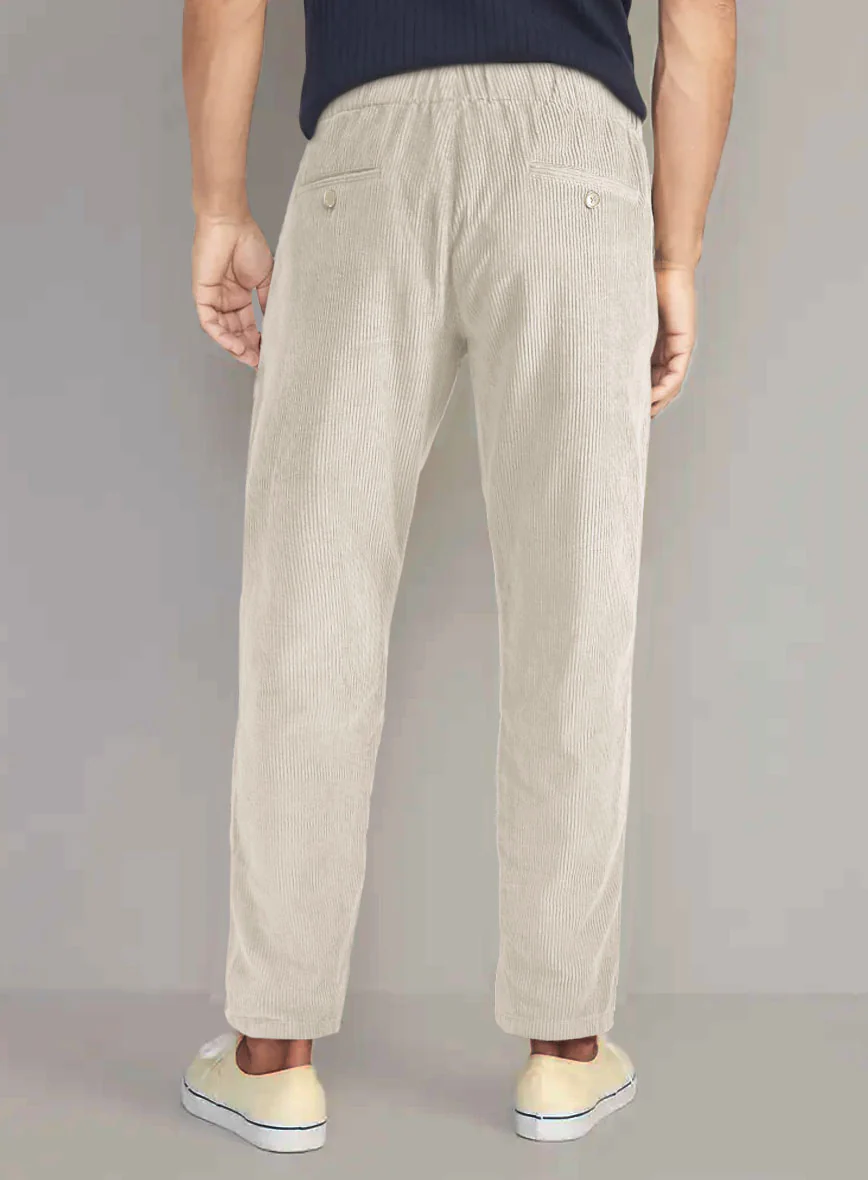 Easy Pants Ivory Corduroy - Image 3