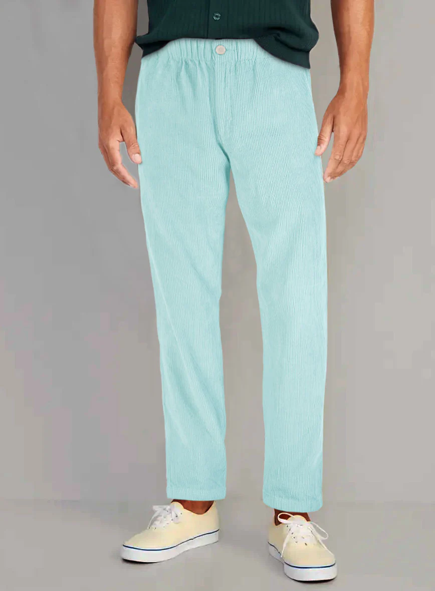 Easy Pants Light Blue Corduroy - Image 2