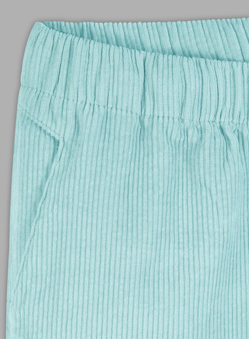 Easy Pants Light Blue Corduroy - Image 3