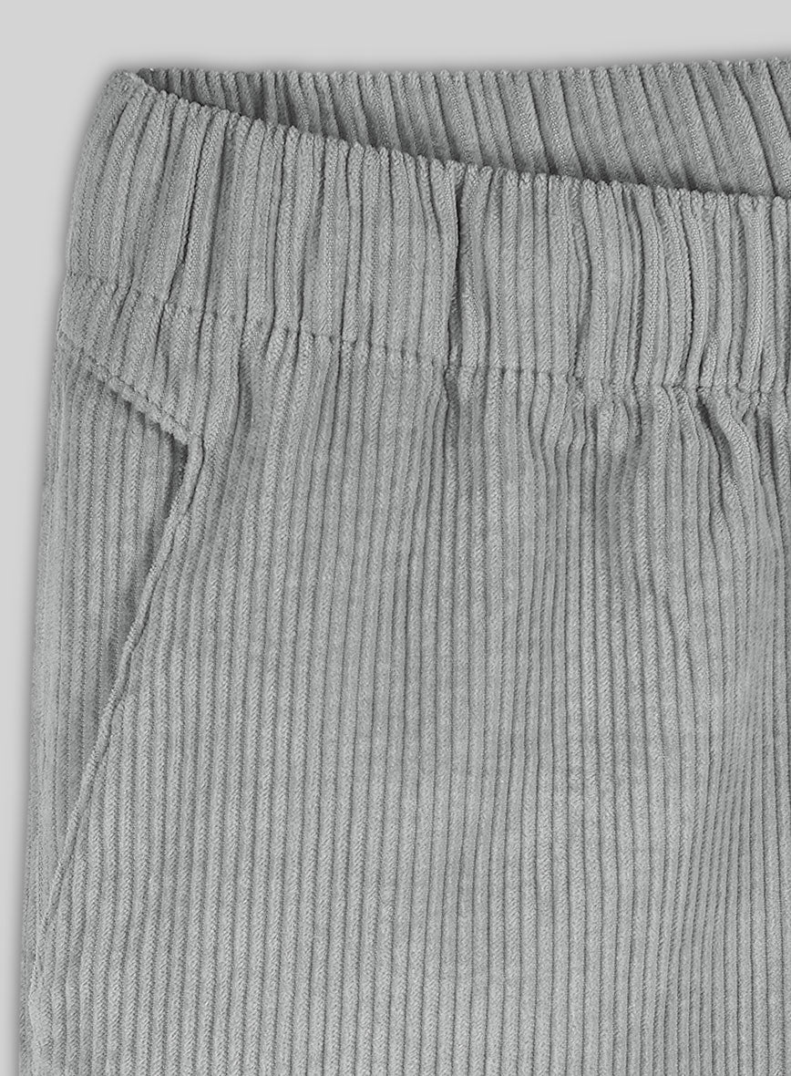 Easy Pants Light Gray Corduroy - Image 3