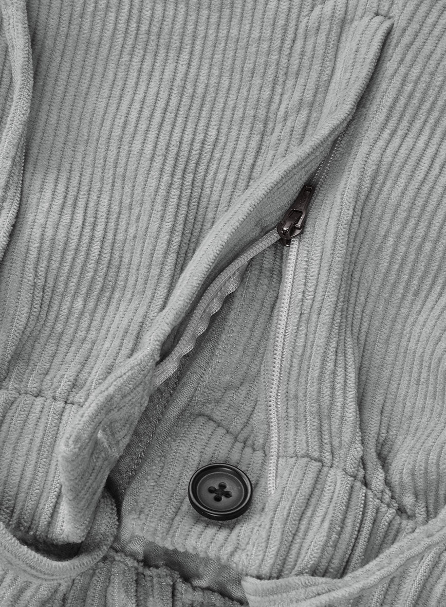 Easy Pants Light Gray Corduroy - Image 4