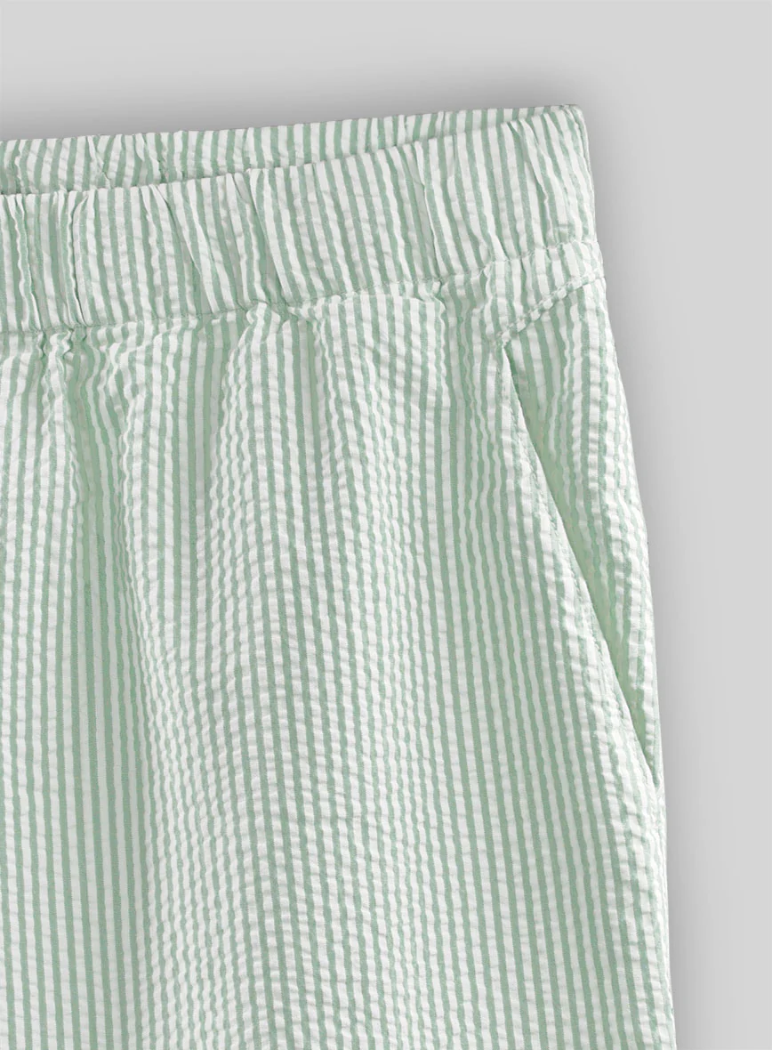 Easy Pants Light Green Seersucker - Image 3