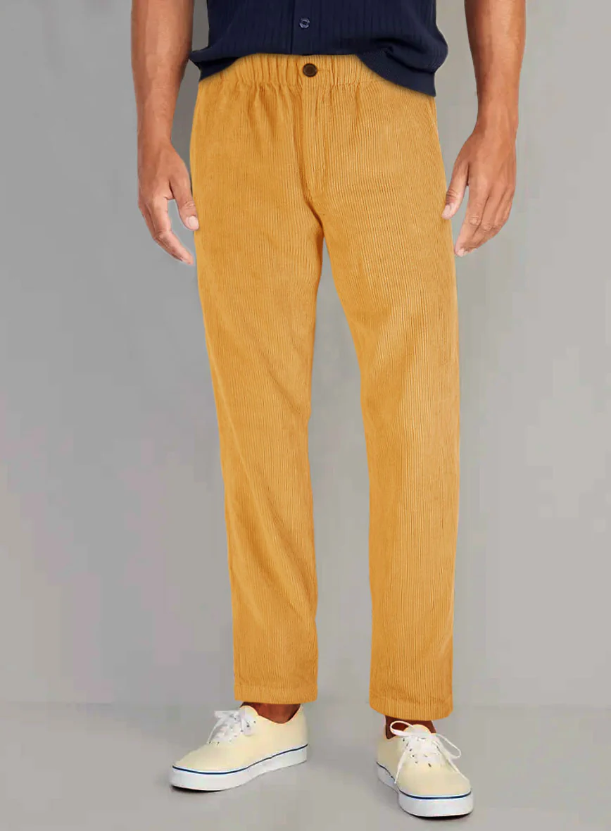 Easy Pants Naples Yellow Corduroy - Image 2