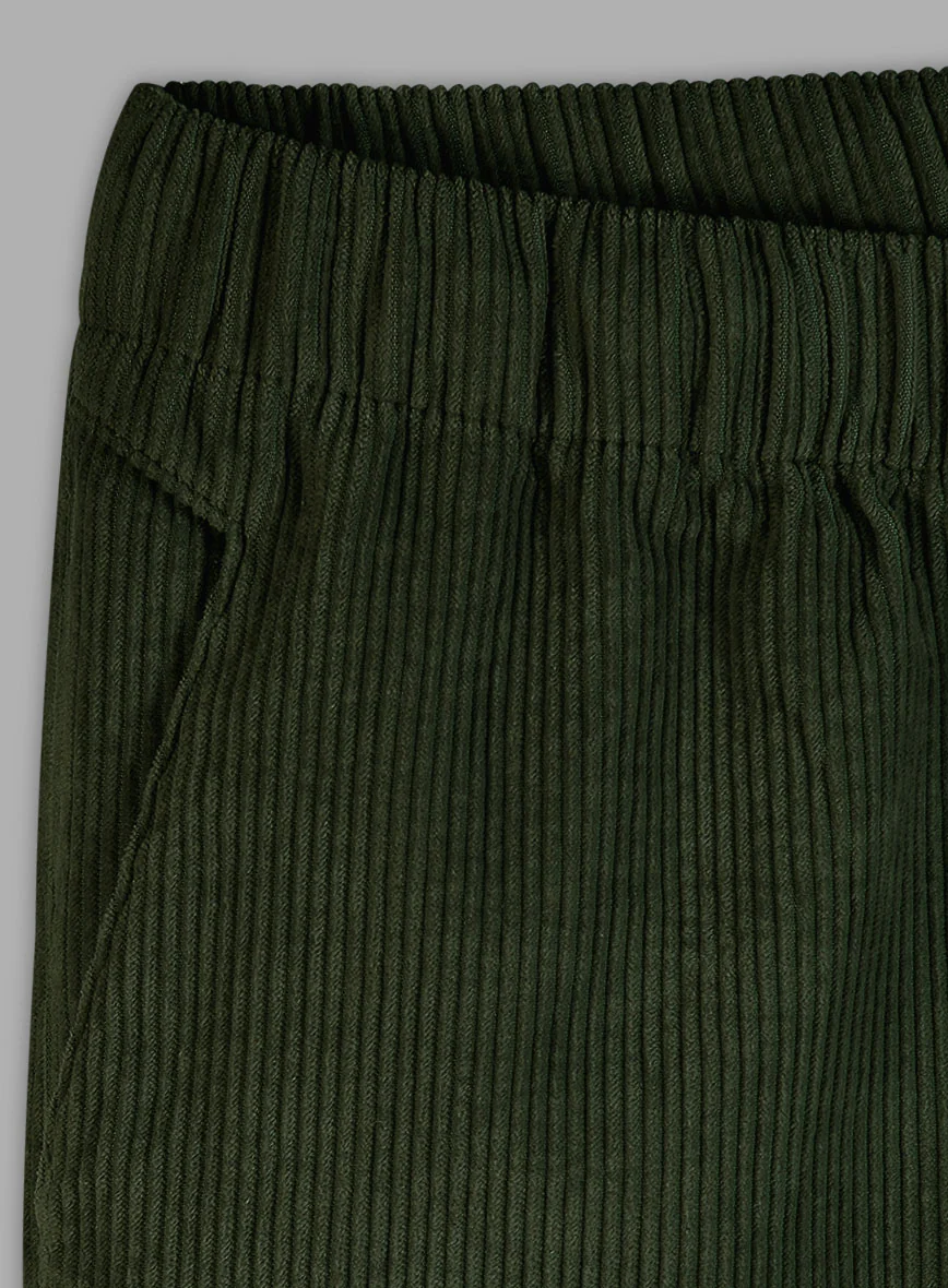 Easy Pants Olive Green Corduroy - Image 5