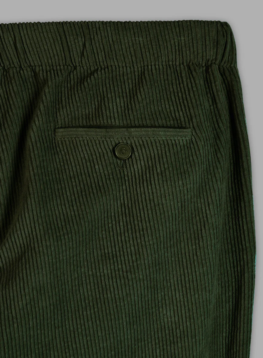 Easy Pants Olive Green Corduroy - Image 6
