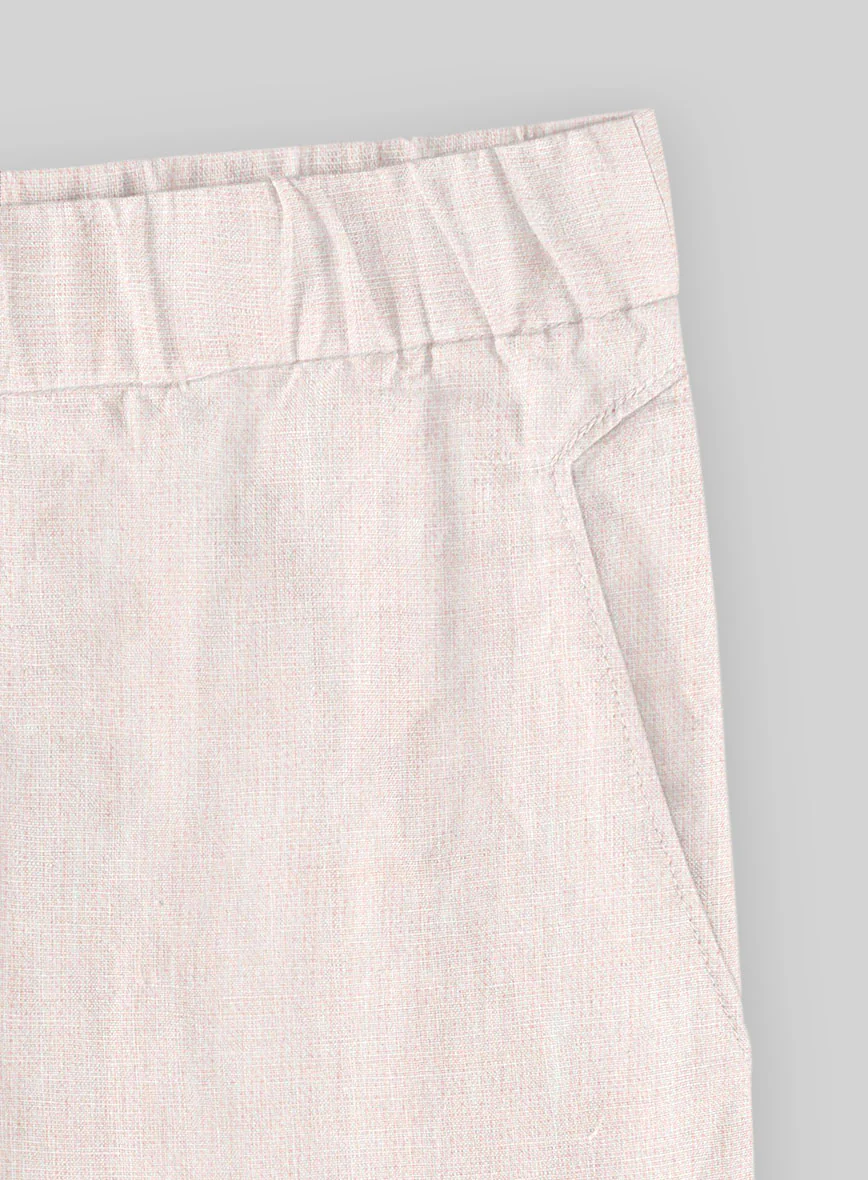 Easy Pants Roman Light Pink Linen - Image 4