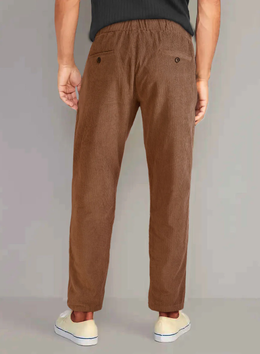 Easy Pants Spring Brown Corduroy - Image 3