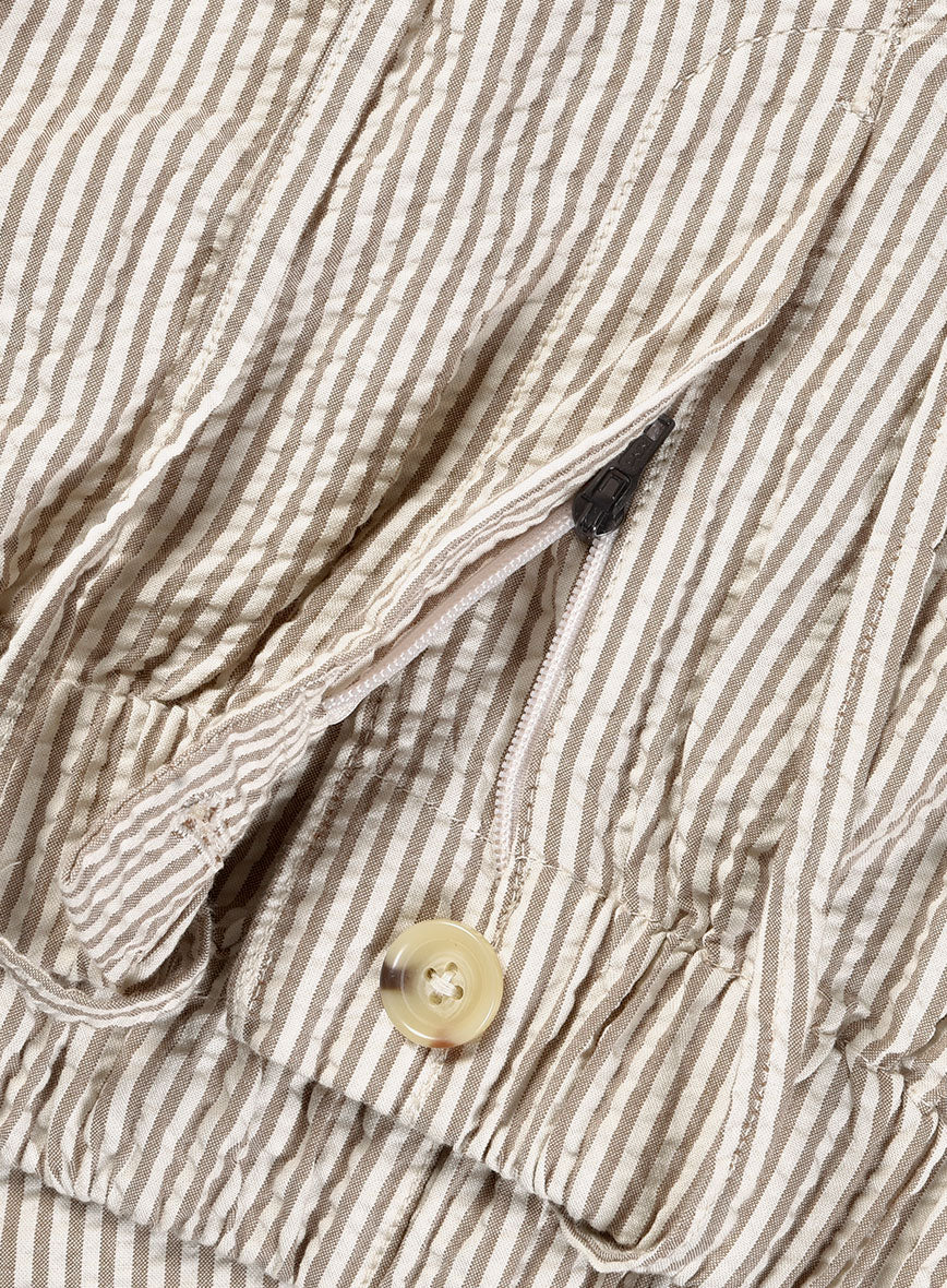 Easy Pants Tan Seersucker - Image 3