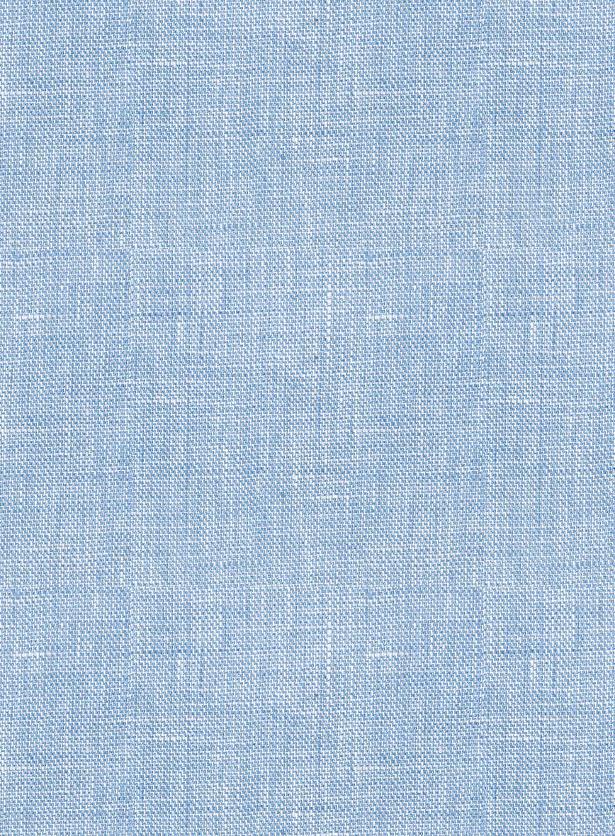 Easy Pants Tropical Blue Linen - Image 7
