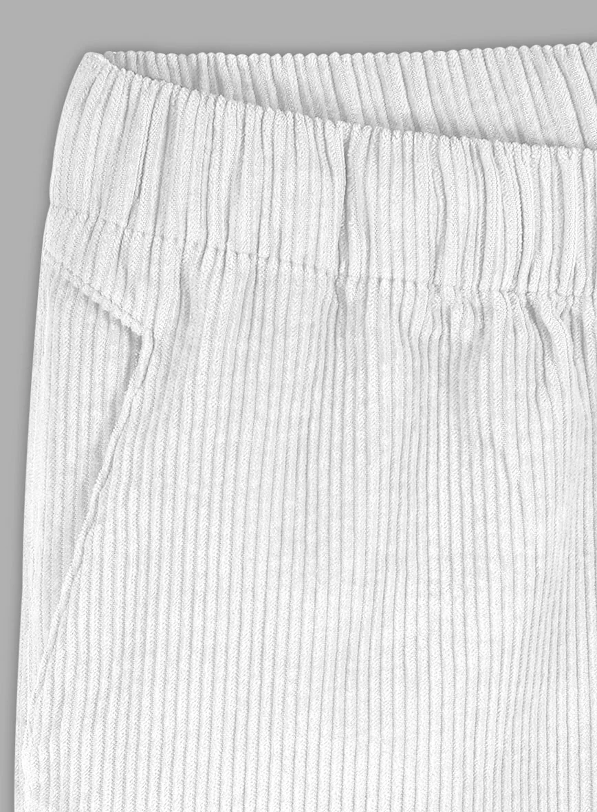 Easy Pants White Corduroy - Image 3