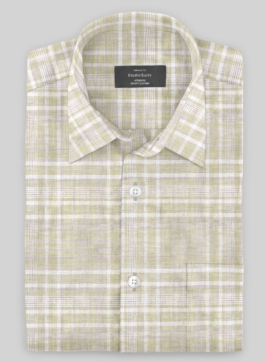 Egildo Checks Linen Shirt - Image 2
