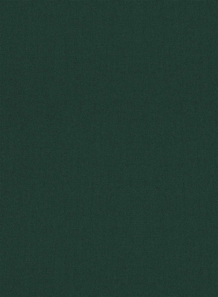 Emerald Green Stretch Poplene Shirt - Image 3