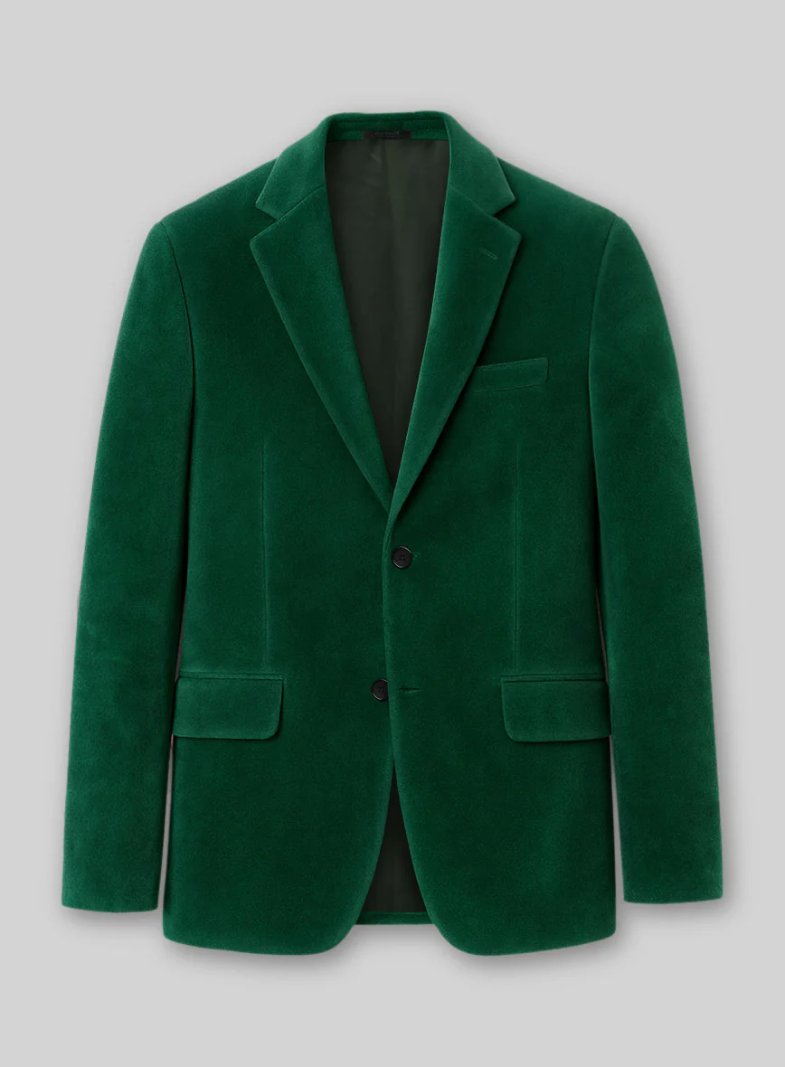 Emerald Green Velvet Suit - Image 3