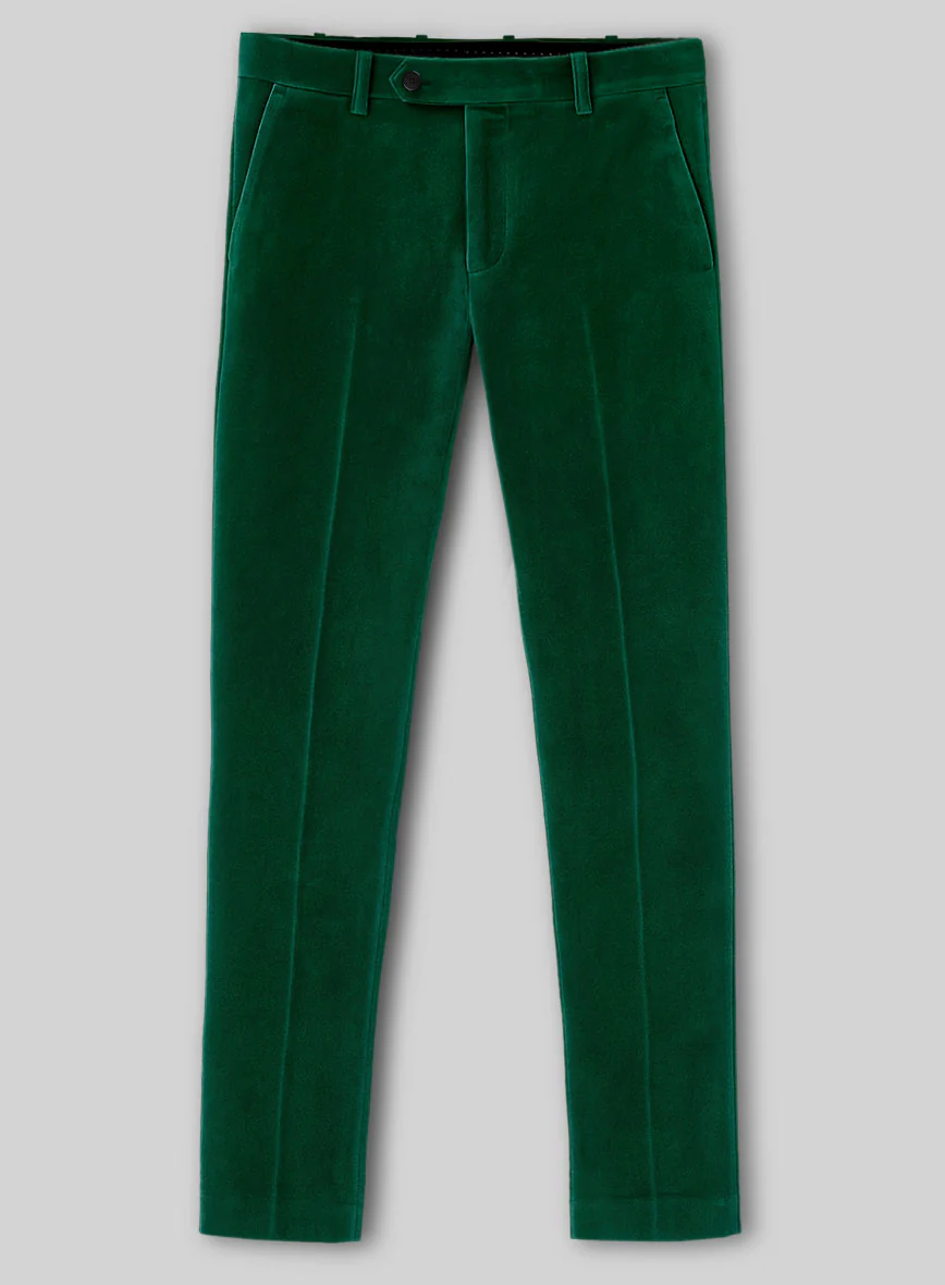 Emerald Green Velvet Suit - Image 4