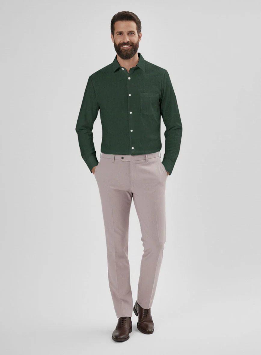 Emerald Noir Twill Cotton Shirt - Image 4
