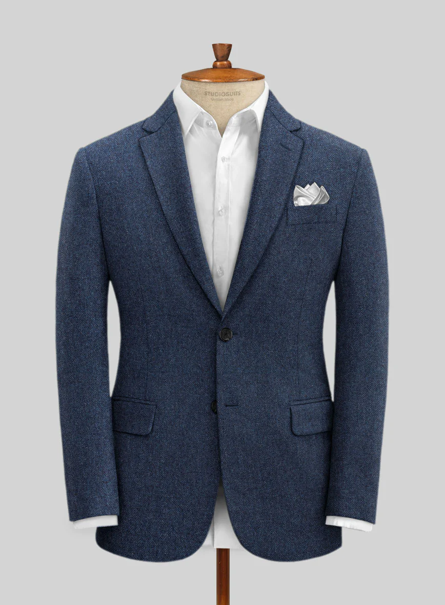 Empire Blue Tweed Suit - Image 5